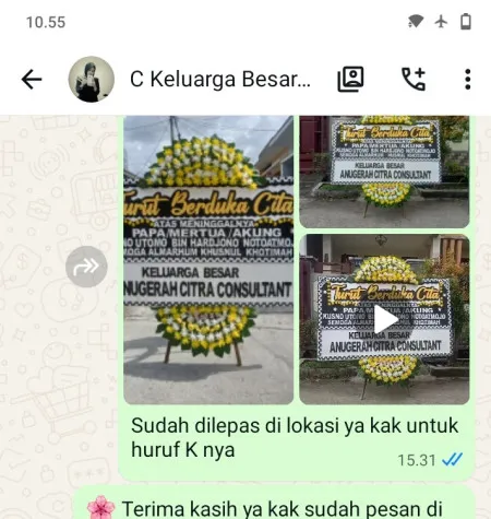 Pengiriman Papan Bunga Duka Babakan Asih Bojongloa Kaler