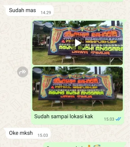 Pengiriman Papan Bunga Babakan Asih Bojongloa Kaler
