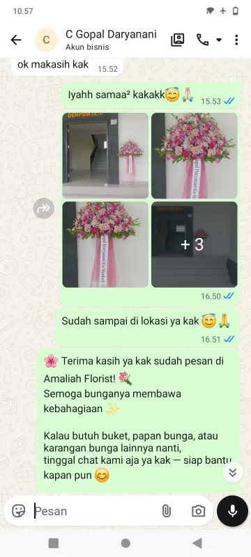 Pengiriman Karangan Bunga Babakan Asih Bojongloa Kaler