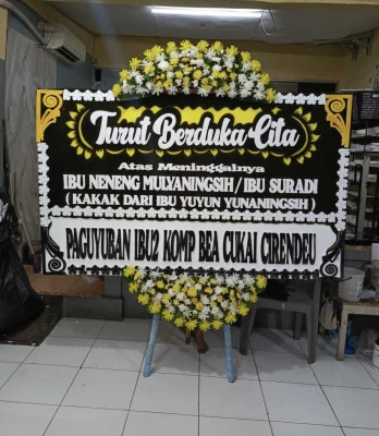 Papan Bunga di Babakan Asih Bojongloa Kaler